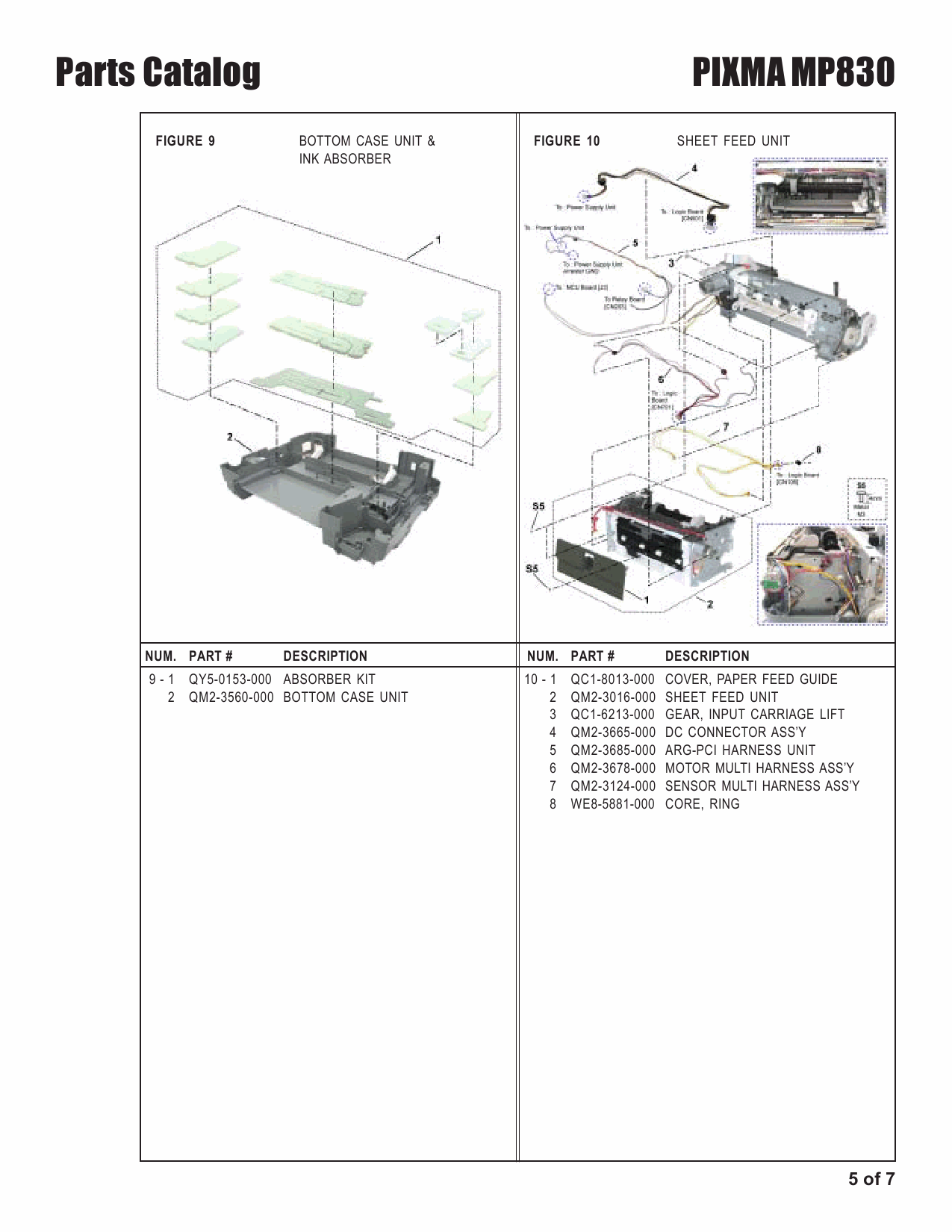 Canon PIXMA MP830 Parts and Service Manual-6